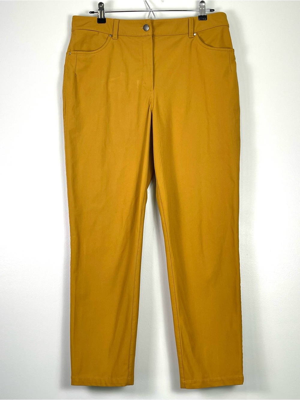 LULULEMON Women's Business Casual Pants Stretch 5-Pocket Golden Khaki Size 12